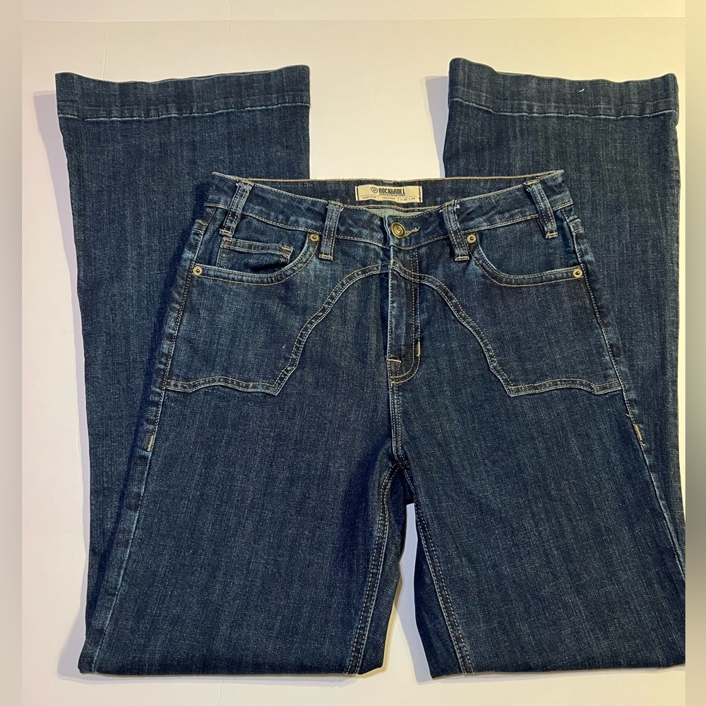 Rock & Roll Dark Denim Trouser Jean